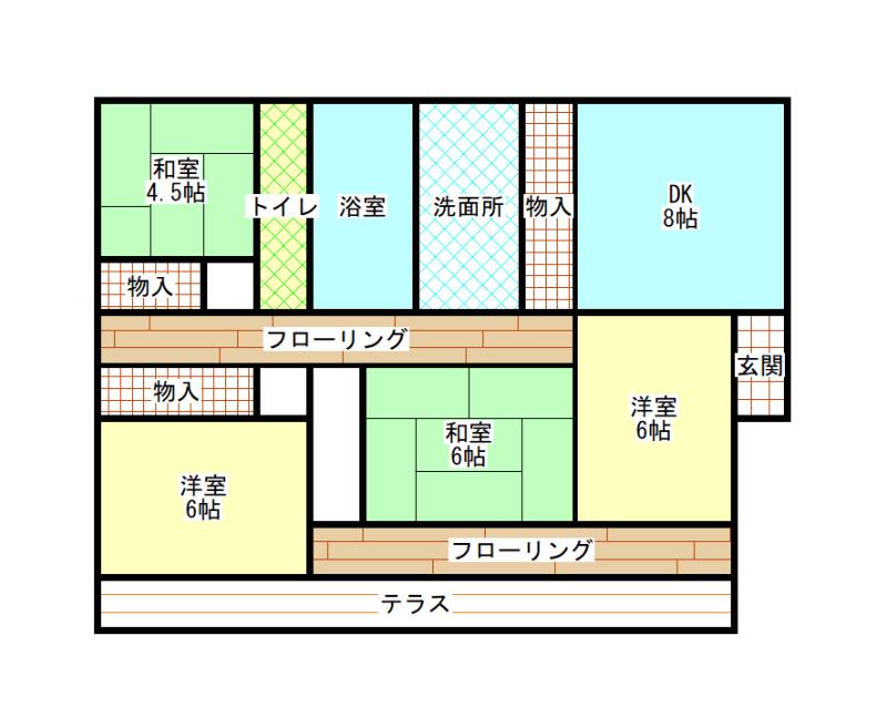 売土地（住宅・車庫付き）