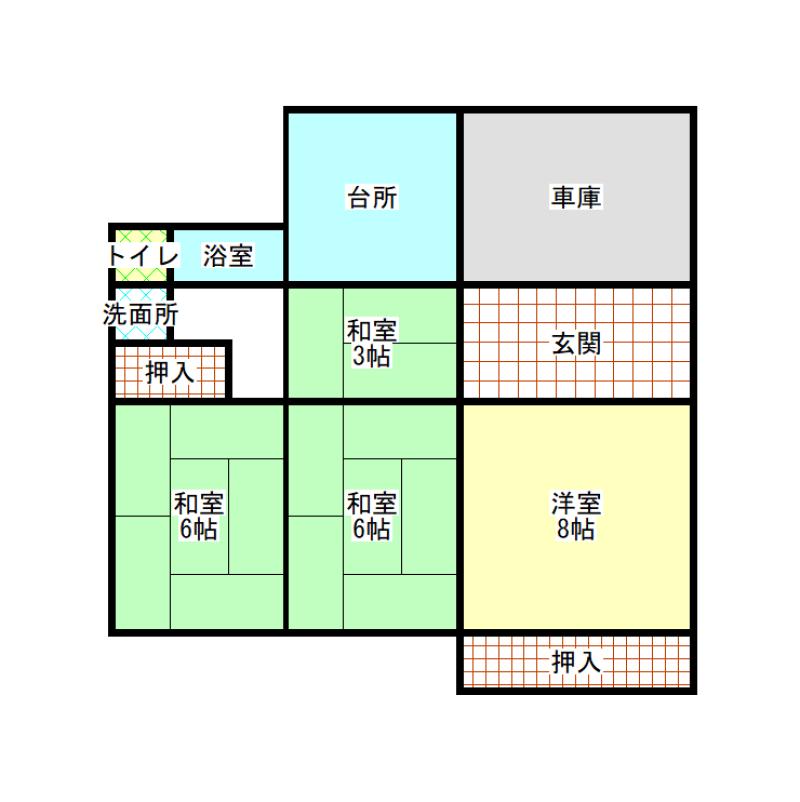 売土地 中古住宅付き