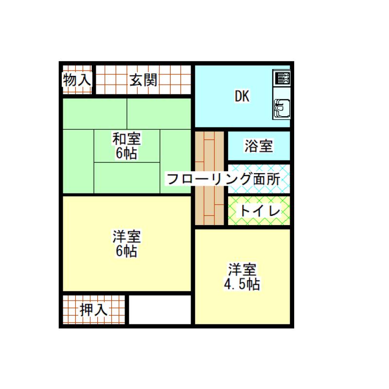幸康住宅 空室 一部リフォーム済