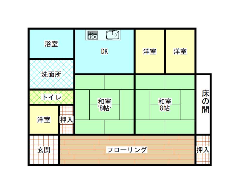 梅田住宅（大口小校区）  成約済み